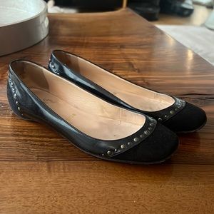 Christian Louboutin black flats size 35.5